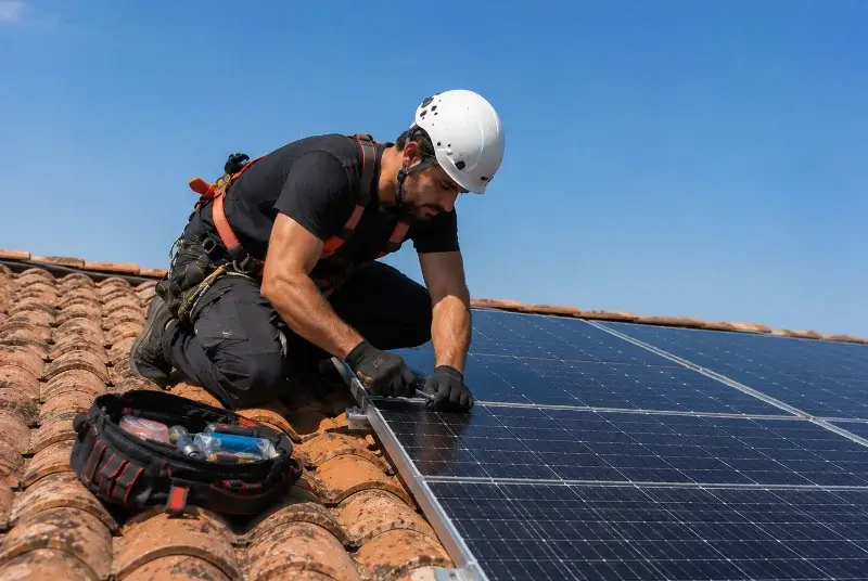 Maintenance et monitoring de panneaux solaires à Rohan