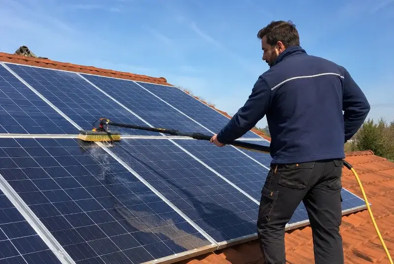 Nettoyage et entretien de panneaux solaires à Rohan